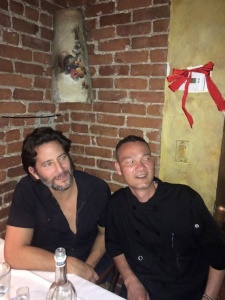 Ian and fan at Ristorante Euno in Boston 2015 - during filming of Chimera.jpg
