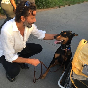 Ian and a friend in Atlanta .jpg