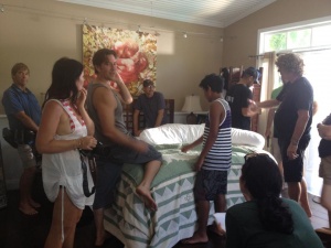 Ian filming Dress at his house.jpg